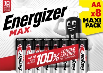 Elem, AA ceruza, 8 db, ENERGIZER "Max"