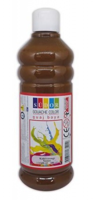 Tempera, 500 ml, Südor, barna