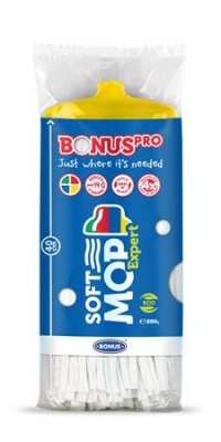Felmosófej, ipari, BONUS "SoftMOP", sárga