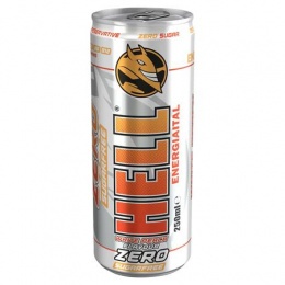 Energiaital, cukormentes, 250 ml, HELL "White Peach Zero"